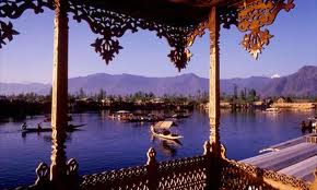 View from Houseboat on Dal Lake